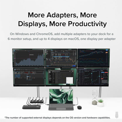 Plugable Technologies UGA-4KDP USB 3.0 to DisplayPort 4K Graphics Adapter for Multiple Monitors