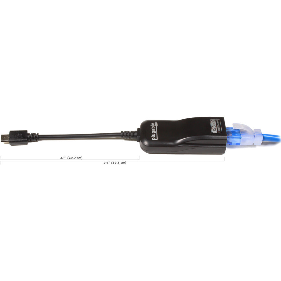 Plugable USB 2.0 OTG Micro-B to 100Mbps Fast Ethernet Adapter for Tablets and Raspberry Pi