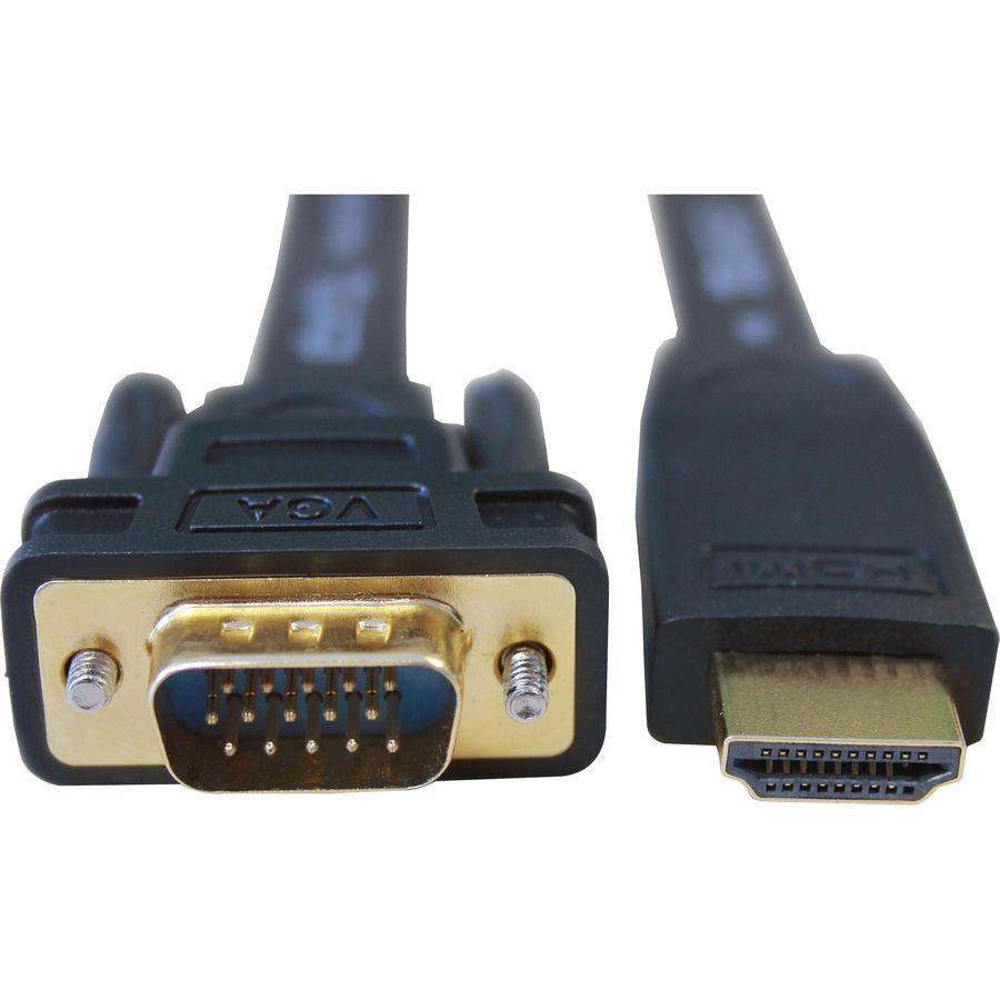 Plugable HDMI to VGA Adapter Cable, 6 ft - Compatible with Desktop and Laptop Computers