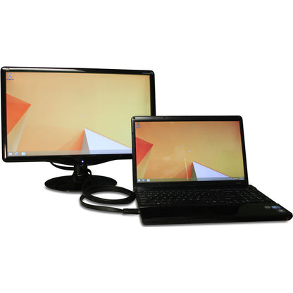 Plugable HDMI to VGA Adapter Cable, 6 ft - Compatible with Desktop and Laptop Computers