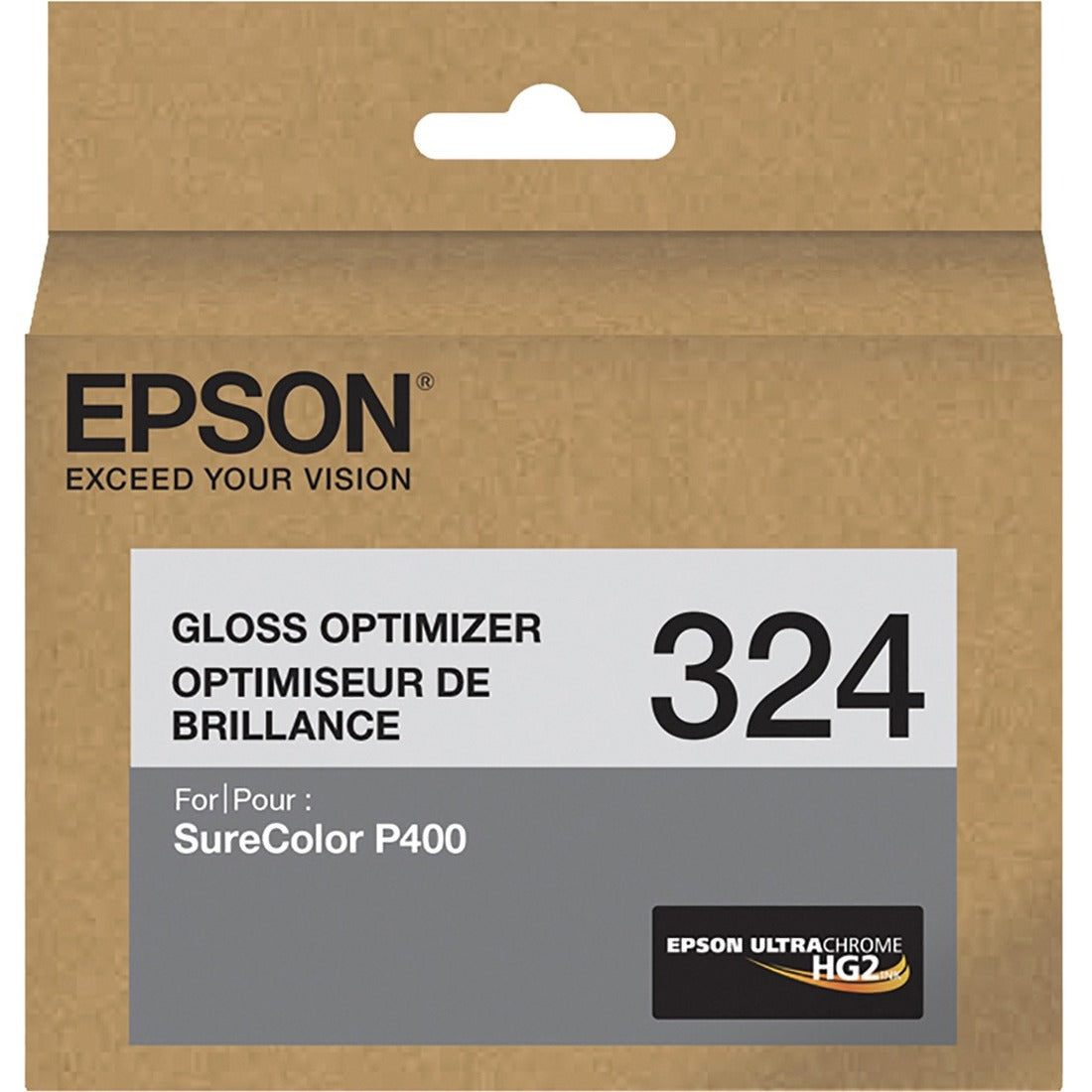 Epson UltraChrome 324 Inkjet Gloss Optimizer Cartridge - 2 Pack for SureColor P400