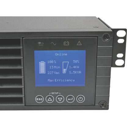 Eaton Tripp Lite Series 3000VA 2.7kW Double-Conversion UPS with LCD Display and Remote Management