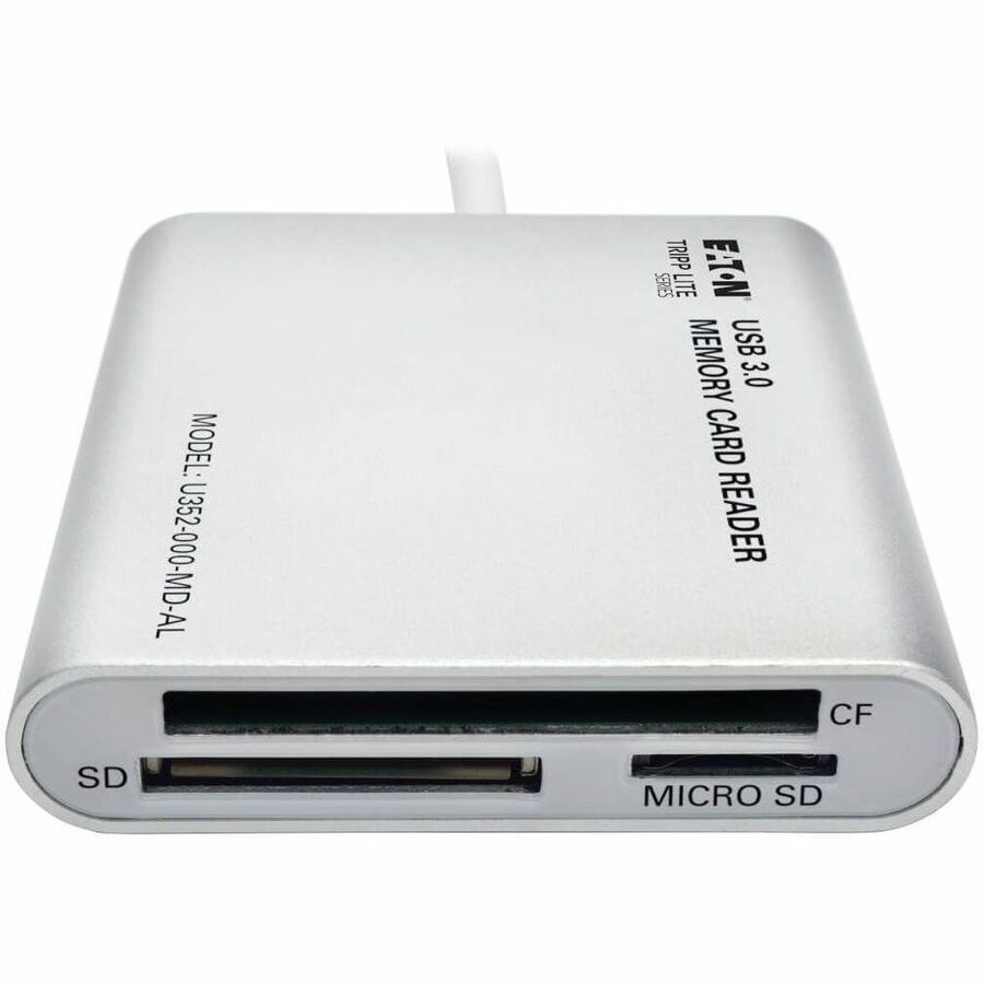 Eaton Tripp Lite Series U352-000-MD-AL USB 3.0 SuperSpeed Multi-Drive Memory Card Reader/Writer with Aluminum Case