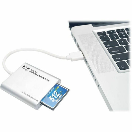 Eaton Tripp Lite Series U352-000-MD-AL USB 3.0 SuperSpeed Multi-Drive Memory Card Reader/Writer with Aluminum Case