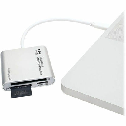 Eaton Tripp Lite Series U452-003 USB 3.1 Gen 1 USB-C Multi-Drive Smart-Card Reader/Writer