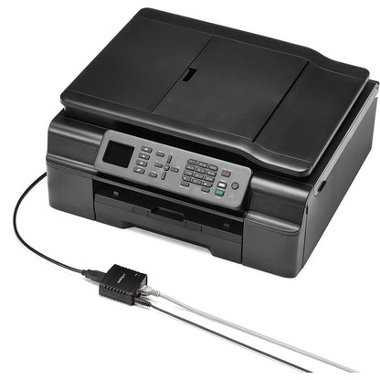 StarTech.com 10/100Mbps Ethernet to USB 2.0 Network LPR Print Server - Shared USB Printer Solution