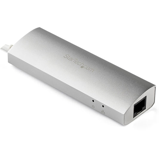 StarTech.com 3-Port USB 3.2 Gen 1 Hub with Gigabit Ethernet - Portable USB-A Expansion for Laptops and Desktops