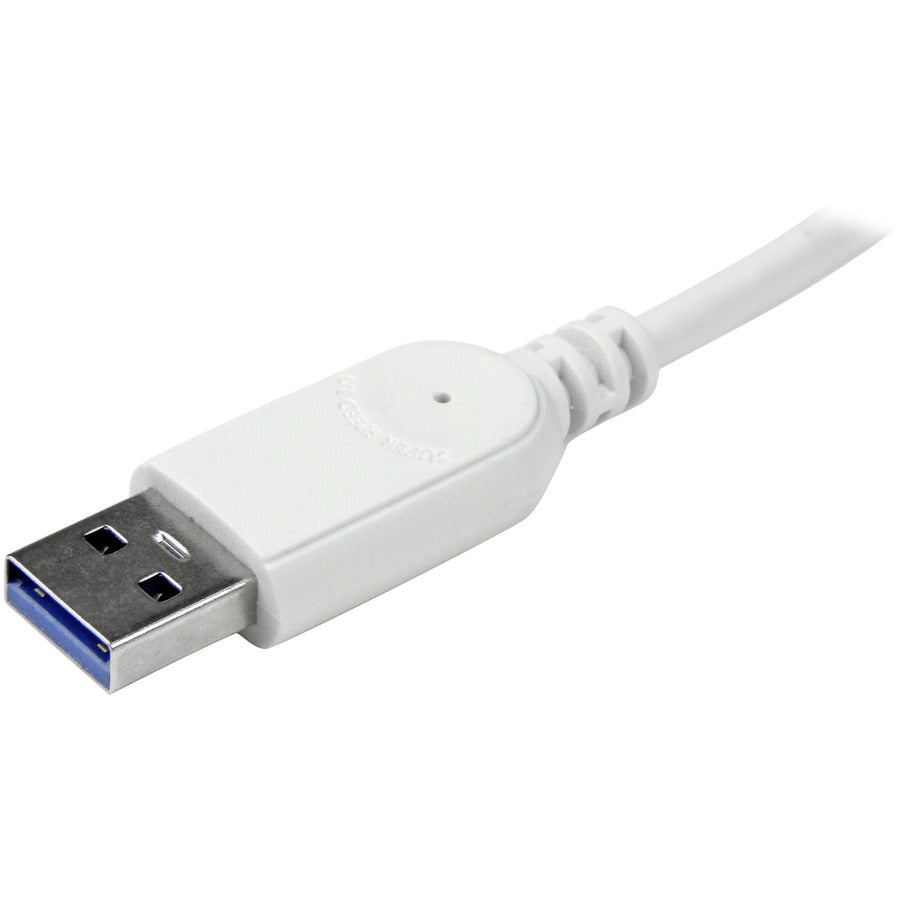 StarTech.com 7 Port USB 3.0 Hub with Built-in Cable – Compact Aluminum Design, Compatible with USB 2.0 Devices