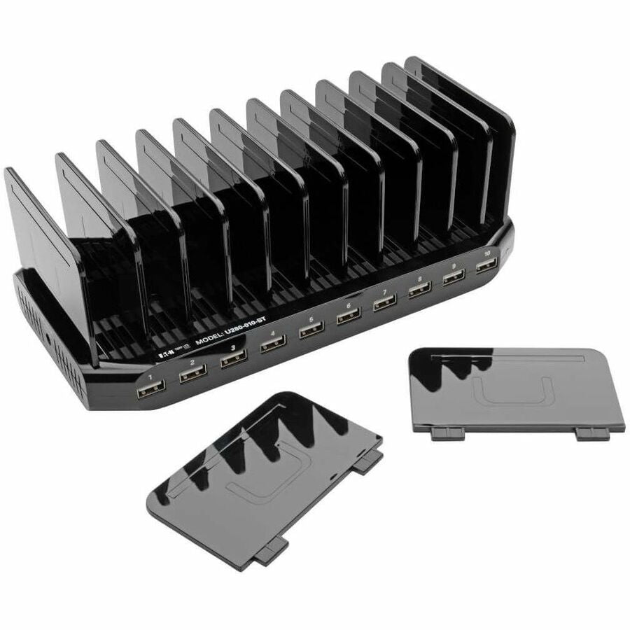 Eaton Tripp Lite Series 10-Port USB Charging Station with Adjustable Storage U280-010-ST