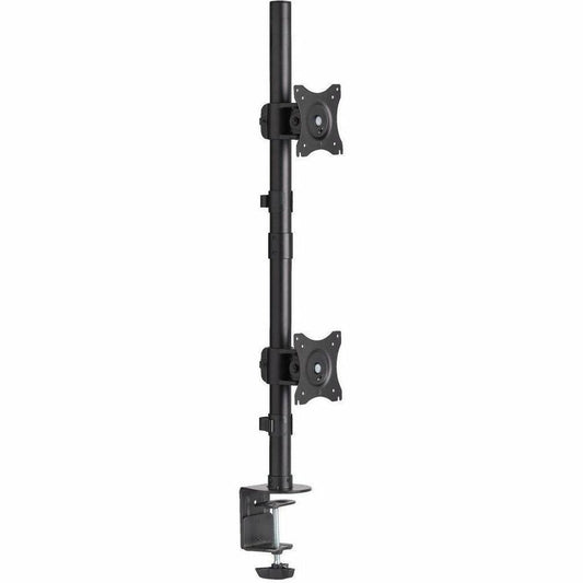 Eaton Tripp Lite DDR1527SDC Dual Vertical Flat-Screen Desk Stand and Clamp Mount for 15 to 27 Inch Displays