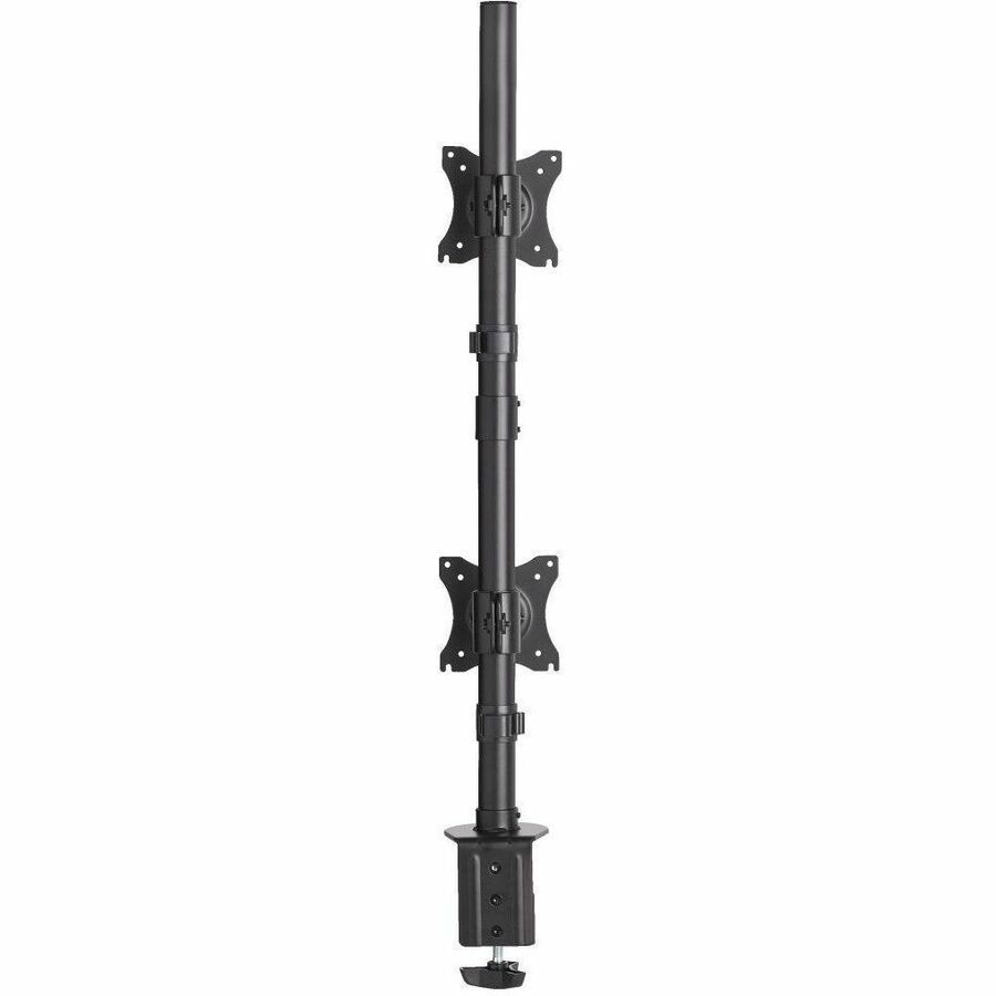 Eaton Tripp Lite DDR1527SDC Dual Vertical Flat-Screen Desk Stand and Clamp Mount for 15 to 27 Inch Displays