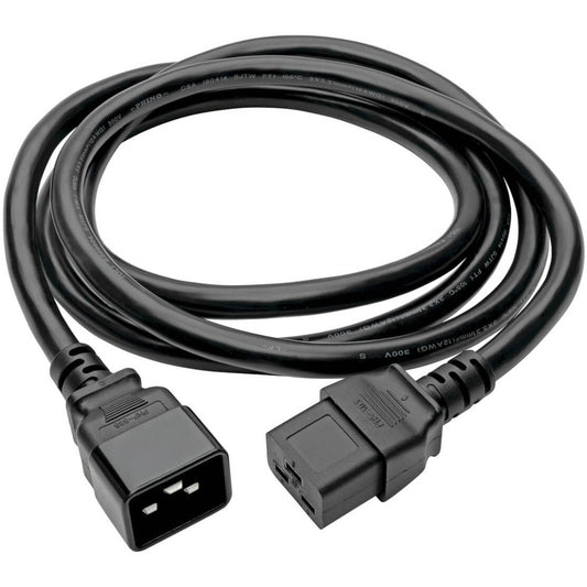 Eaton Tripp Lite Series Power Extension Cord P036-010-15A - Heavy-Duty 10 ft. Black C19 to C20 Cable