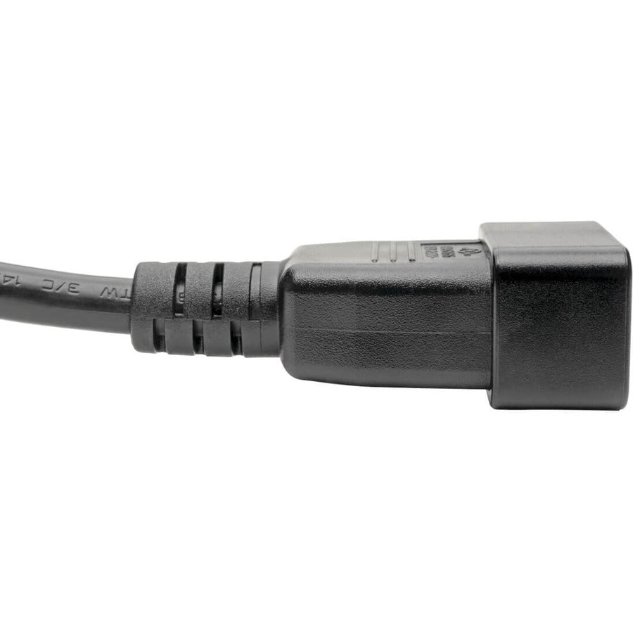 Eaton Tripp Lite Series Power Extension Cord P036-010-15A - Heavy-Duty 10 ft. Black C19 to C20 Cable