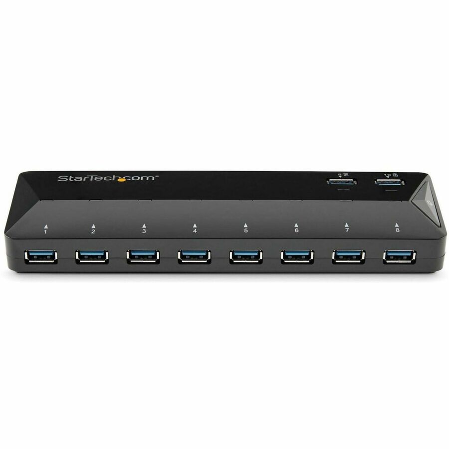 StarTech.com 10-Port USB 3.0 Hub with Charge and Sync Ports - Desktop External USB Hub with Fast-Charging