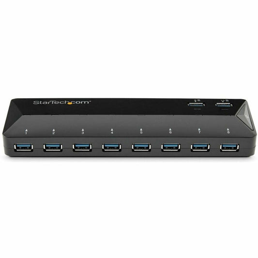StarTech.com 10-Port USB 3.0 Hub with Charge and Sync Ports - Desktop External USB Hub with Fast-Charging