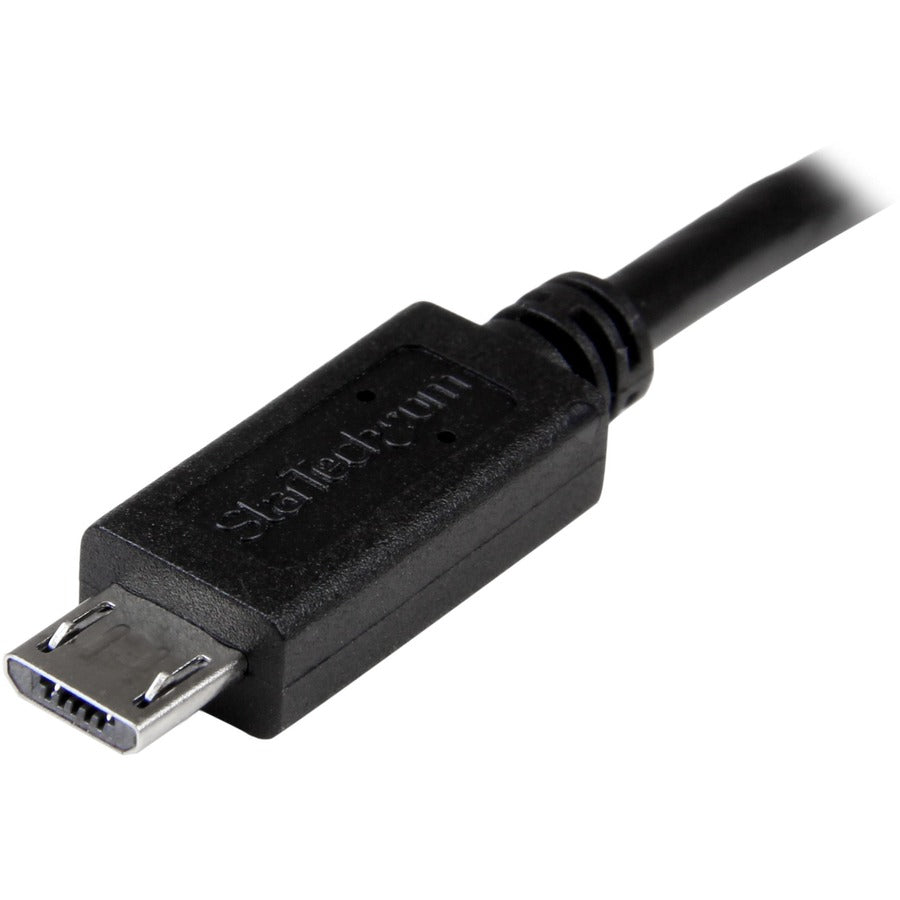 StarTech.com 8-Inch USB OTG Cable - Micro USB to Micro USB M/M for Data Transfer and Device Connectivity