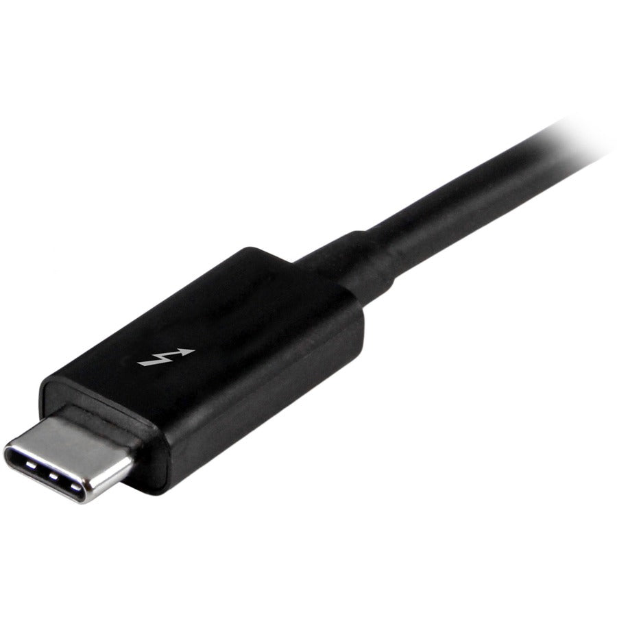 StarTech.com 1m Thunderbolt 3 Cable (TBLT3MM1M) – 20Gbps Data Transfer, 4K Video, 100W Power Delivery, USB-C Compatible