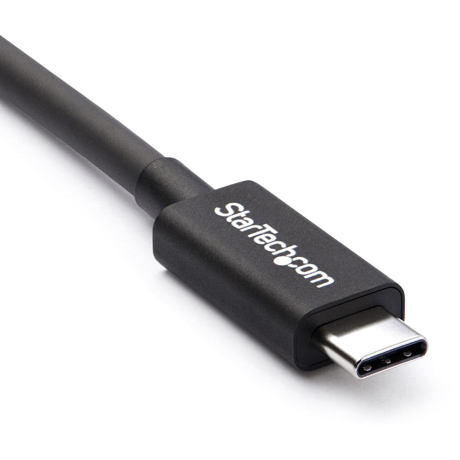 StarTech.com 50cm Thunderbolt 3 Cable (Part TBLT34MM50CM) – 40Gbps Data Transfer, 100W Power Delivery, Supports 4K & 5K Video