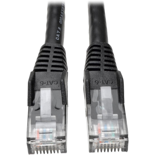 Eaton Tripp Lite Series Cat6 Gigabit Snagless Molded Patch Cables - 50-Pack, 1 ft Black Ethernet Cables