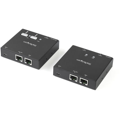 StarTech.com HDMI over CAT6 Extender with 4-Port USB Hub – 165 ft (50m) – 1080p Video and USB Extension