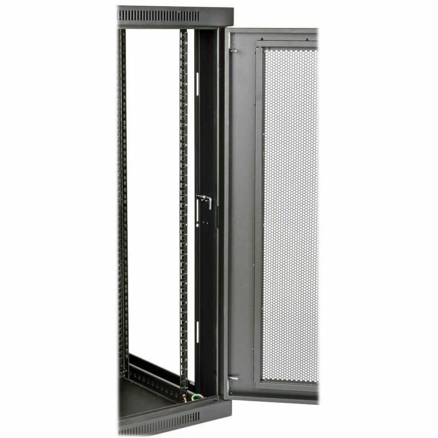 Eaton Tripp Lite Series SmartRack 18U Wall-Mount Enclosure with Hinged Back and Ventilated Steel Design