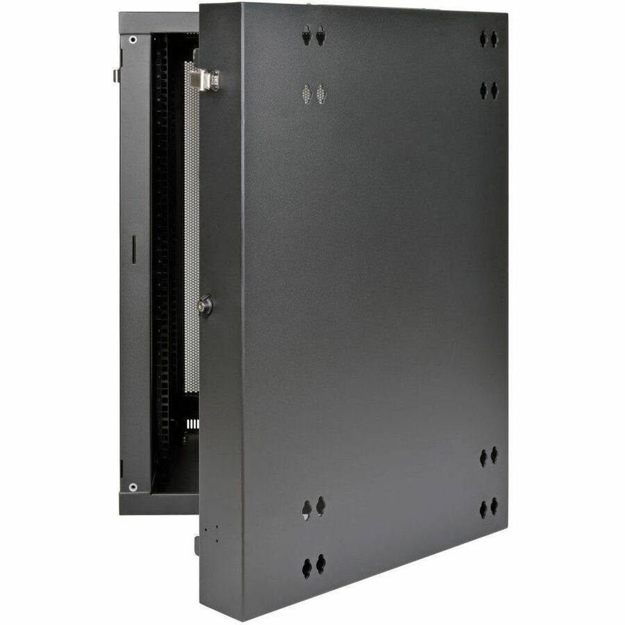 Eaton Tripp Lite Series SmartRack 18U Wall-Mount Enclosure with Hinged Back and Ventilated Steel Design