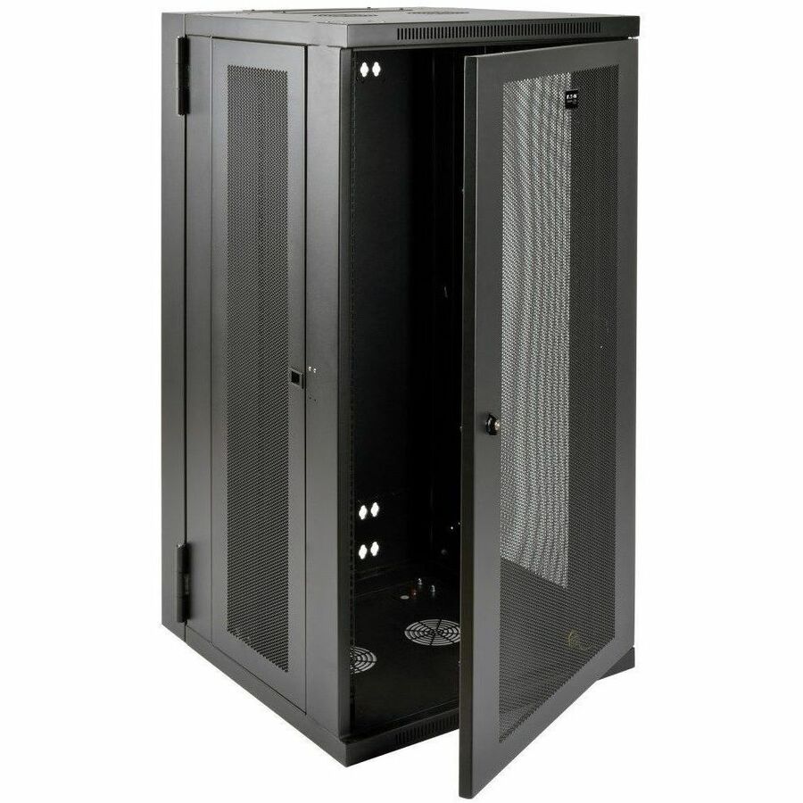 Eaton Tripp Lite Series SmartRack 26U Wall-Mount Rack Enclosure with Hinged Back Door