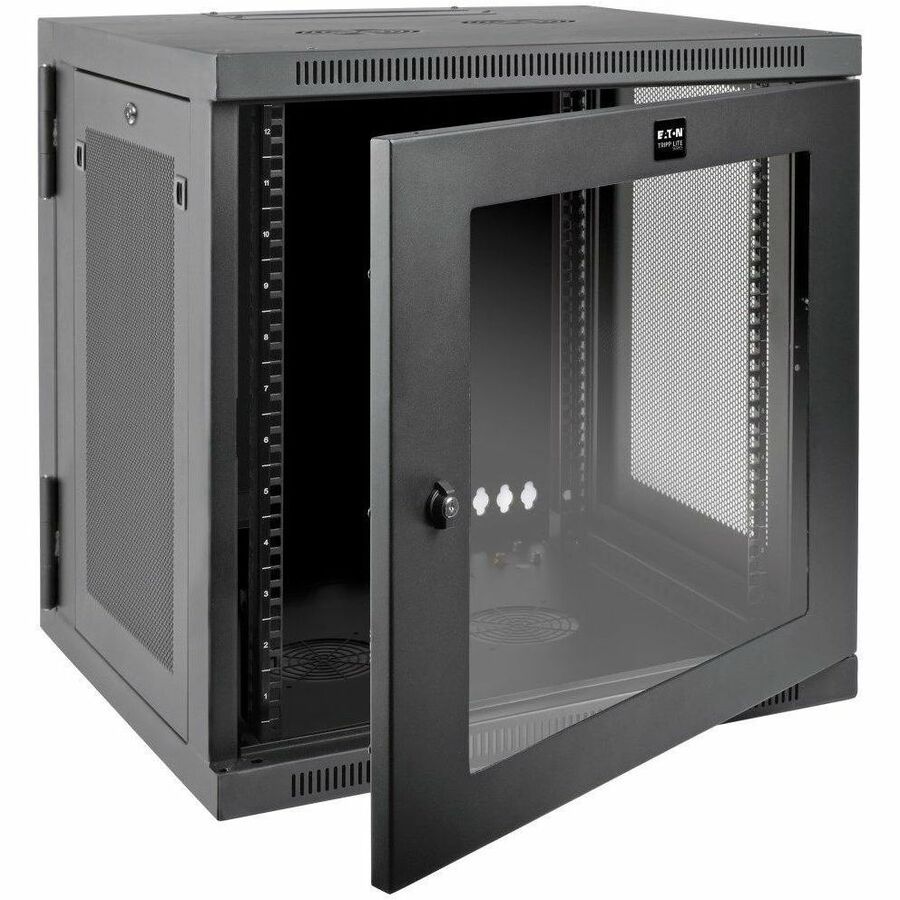 Eaton Tripp Lite Series SRW12USDPG 12U Wall-Mount UPS Rack Enclosure with Clear Acrylic Door