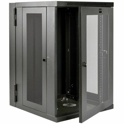 Eaton Tripp Lite Series SmartRack 18U Wall-Mount Enclosure with Clear Acrylic Front Window