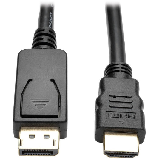 Eaton Tripp Lite Series P582-003-V2 DisplayPort 1.2 to HDMI Adapter Cable, 3 ft.