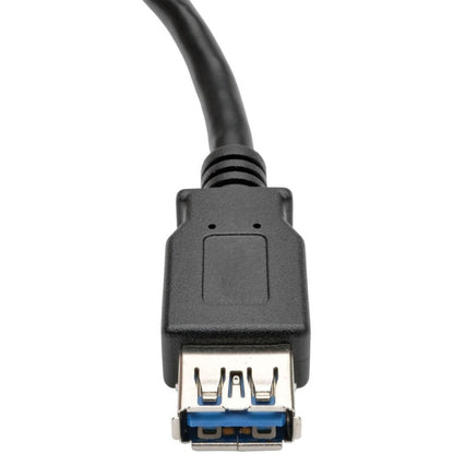 Eaton Tripp Lite Series USB 3.0 SuperSpeed Extension Cable (A M/F), 6 inches