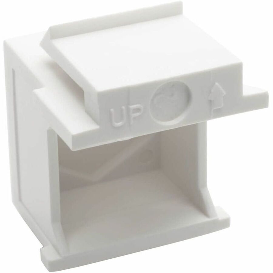 Eaton Tripp Lite Series N040-010-WH Snap-In Blank Keystone Jack Insert, White, 10 Pack