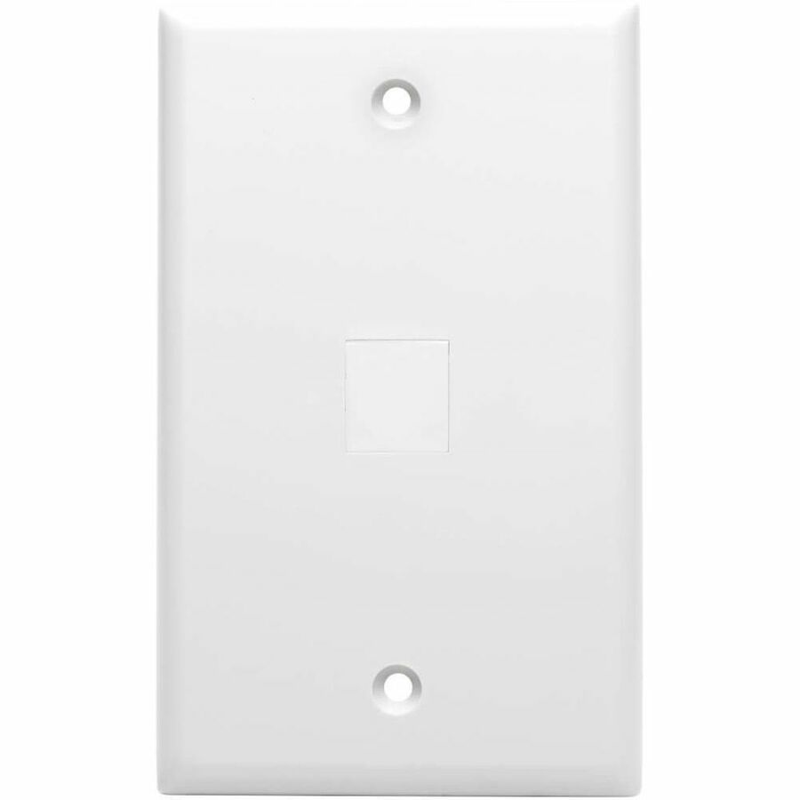 Eaton Tripp Lite Series N040-010-WH Snap-In Blank Keystone Jack Insert, White, 10 Pack