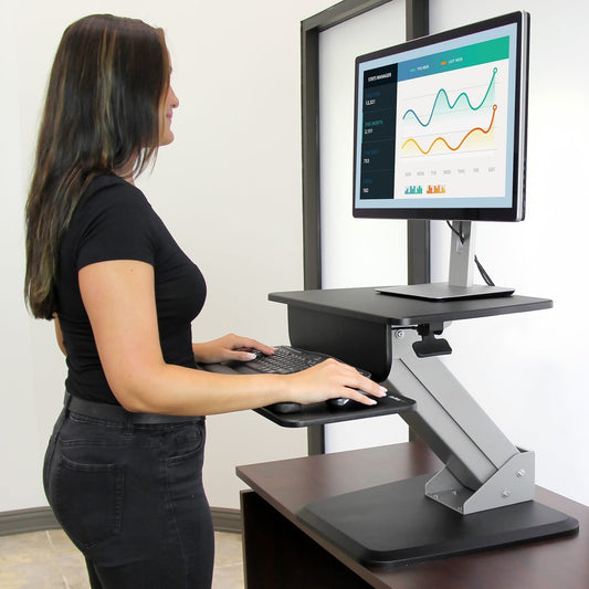StarTech.com ARMSTS Sit-to-Stand Workstation with One-Touch Height Adjustment