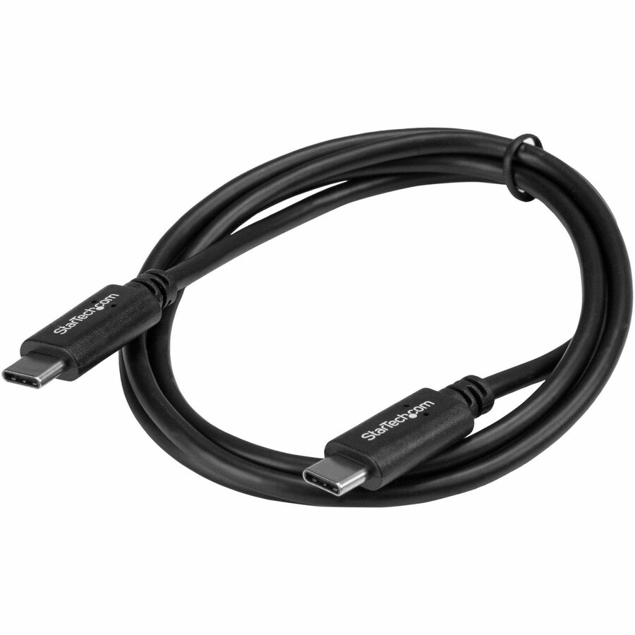 StarTech.com USB-C to USB-C Cable - 3 ft. USB 2.0 Data Transfer and Charging (Part #USB2CC1M)