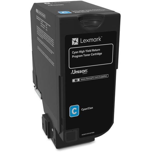 Lexmark CX725 Return Program High Yield Cyan Toner Cartridge by Xerox Corporation - Part 84C1HC0
