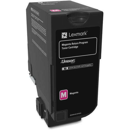 Xerox Corporation Lexmark CX725 Return Program Unison Magenta Toner Cartridge (Part #74C10M0)