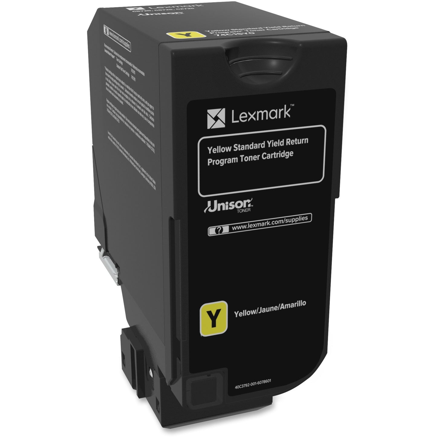 Lexmark Unison Original Yellow Toner Cartridge Part 74C1SY0 for CX725 and More