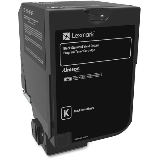 Xerox Corporation Lexmark CS72 Return Program Standard Yield Black Toner Cartridge for Lexmark CX725de and More