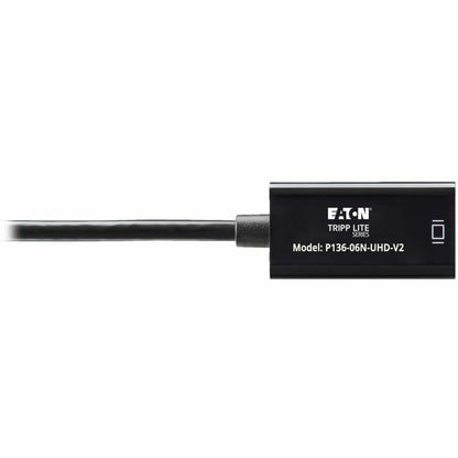 Eaton Tripp Lite Series P136-06N-UHD-V2 DisplayPort 1.2 to HDMI 4K Active Converter