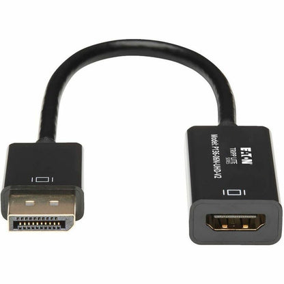 Eaton Tripp Lite Series P136-06N-UHD-V2 DisplayPort 1.2 to HDMI 4K Active Converter