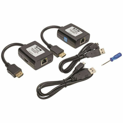 Eaton Tripp Lite Series HDMI over Cat5/6 Extender Kit - Transmitter and Receiver for 1080p Video up to 125 ft, USB Powered