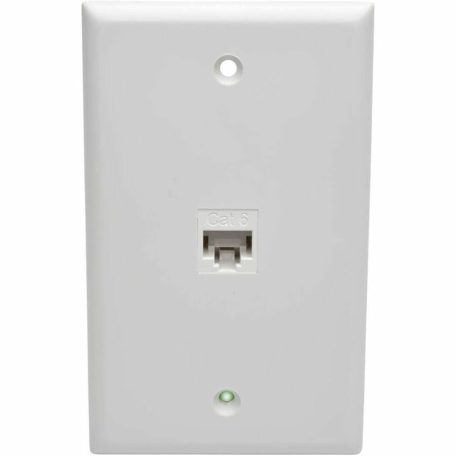 Eaton Tripp Lite Series N235-001-WH Cat6 Straight-Through Modular In-Line Snap-In Coupler, White