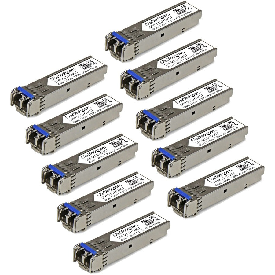 StarTech.com Gigabit Fiber SFP Transceiver Module - Cisco GLC-LH-SM Compatible, 10 Pack