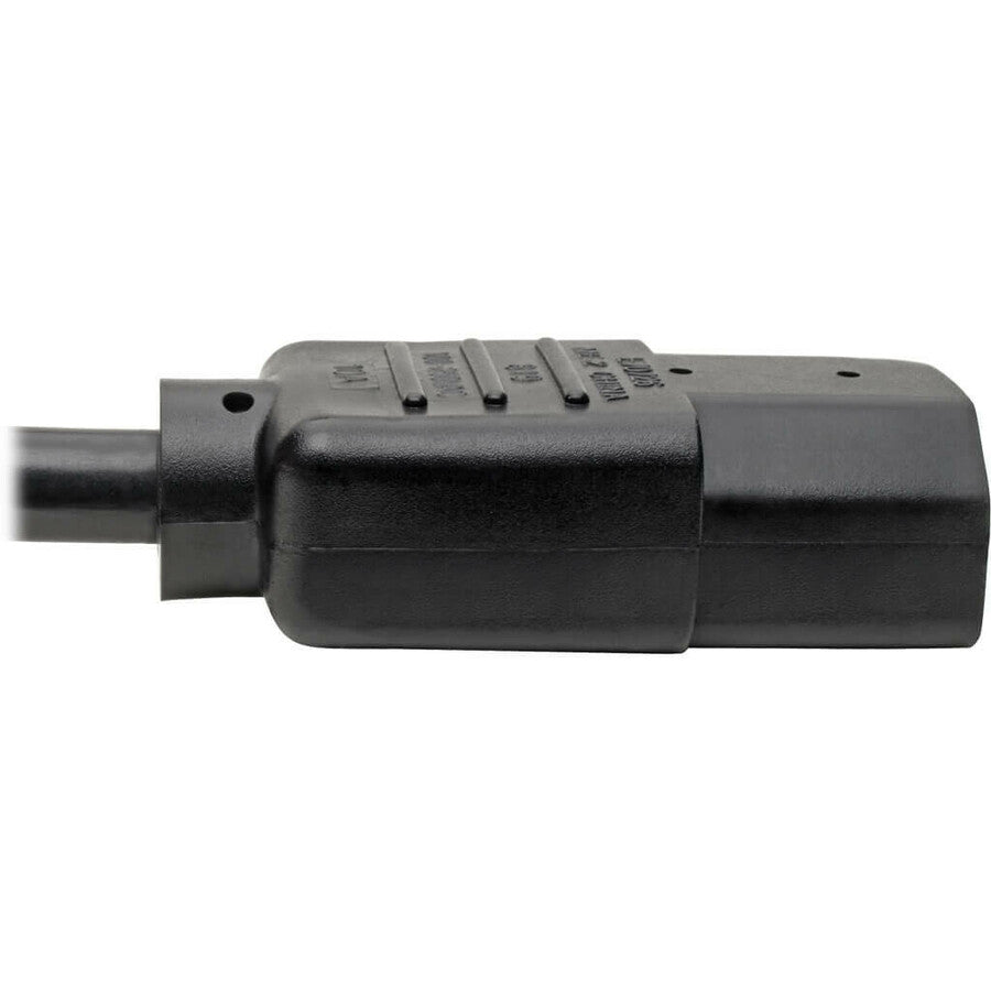 Eaton Tripp Lite Series Hospital-Grade Power Cord P006-015-HG10 - 15 ft. NEMA 5-15P to C13, 10A, 125V, Black