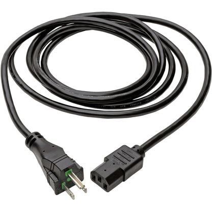 Eaton Tripp Lite Series Hospital-Grade Power Cord P006-015-HG10 - 15 ft. NEMA 5-15P to C13, 10A, 125V, Black