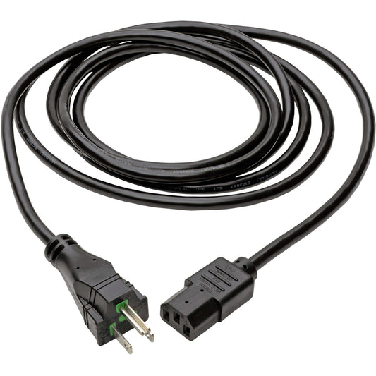 Eaton Tripp Lite Series Hospital-Grade Power Cord P006-015-HG10 - 15 ft. NEMA 5-15P to C13, 10A, 125V, Black