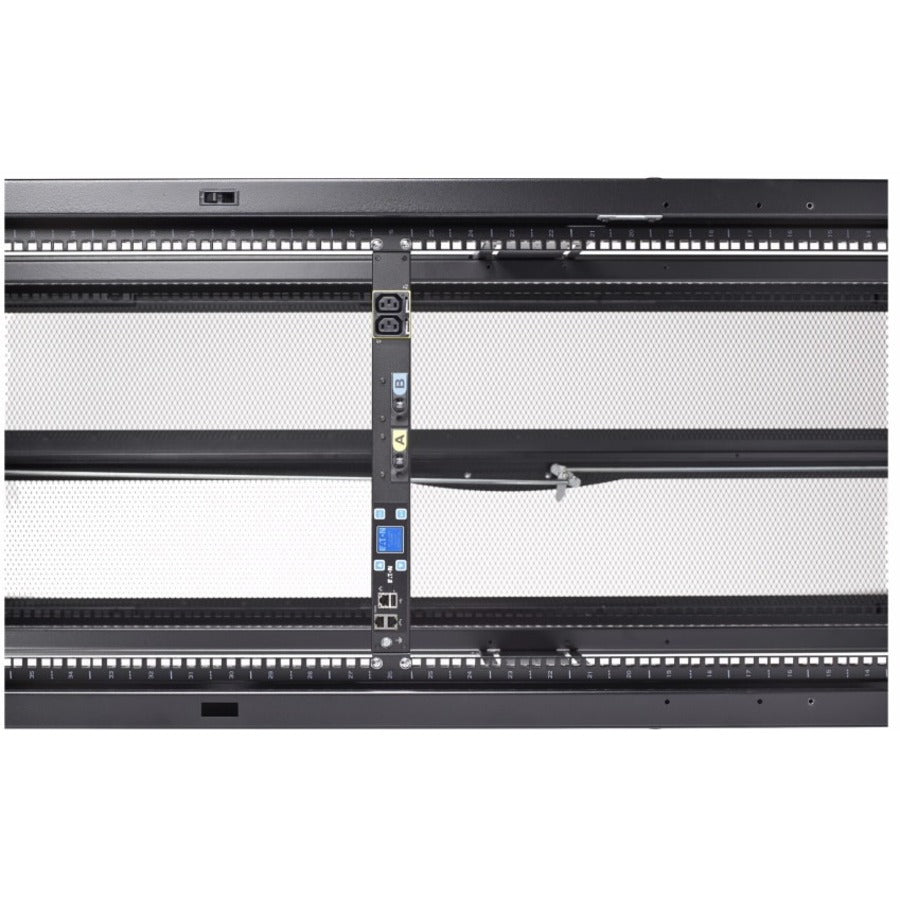 Eaton EMIT04-10 Metered Input 12-Outlet PDU with NEMA L6-30P Plug and IEC 60320 C19 Receptacles