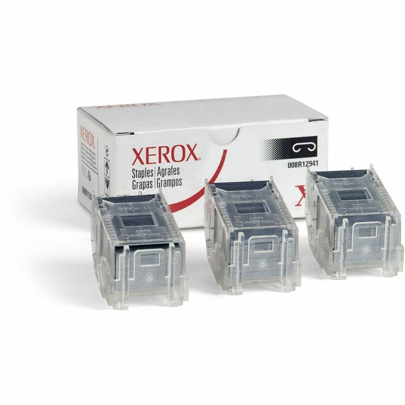 Xerox Office Finisher Main Staple Cartridge Refills (Part #008R12941) – Pack of 3