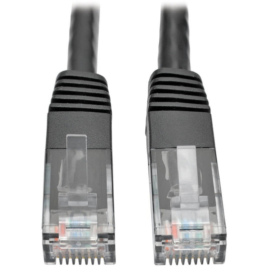 Eaton Tripp Lite Series Cat6 Gigabit Molded Patch Cable, 7 ft, Black (N200-007-BK)